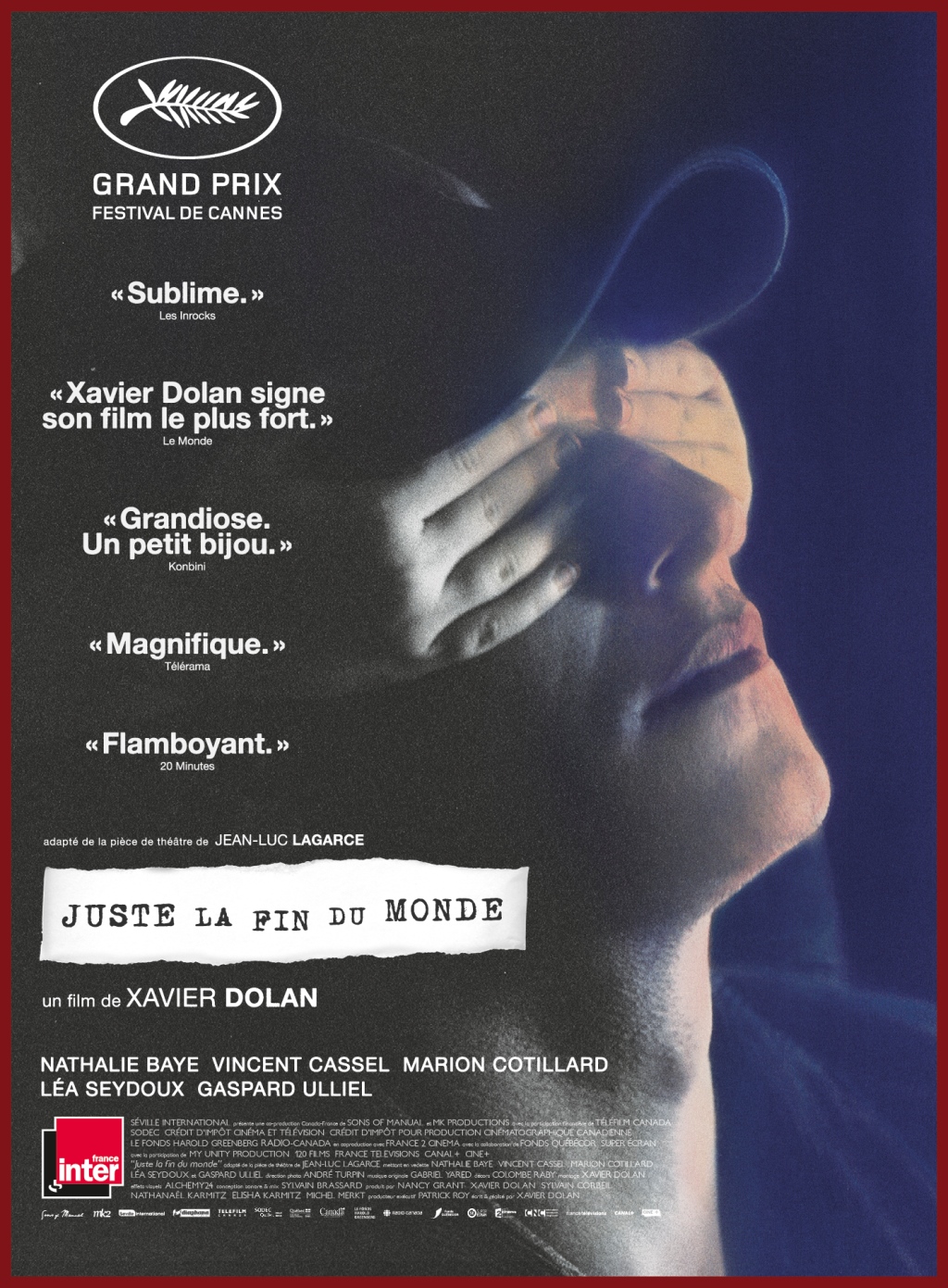 Affiche du film Juste la fin du monde
